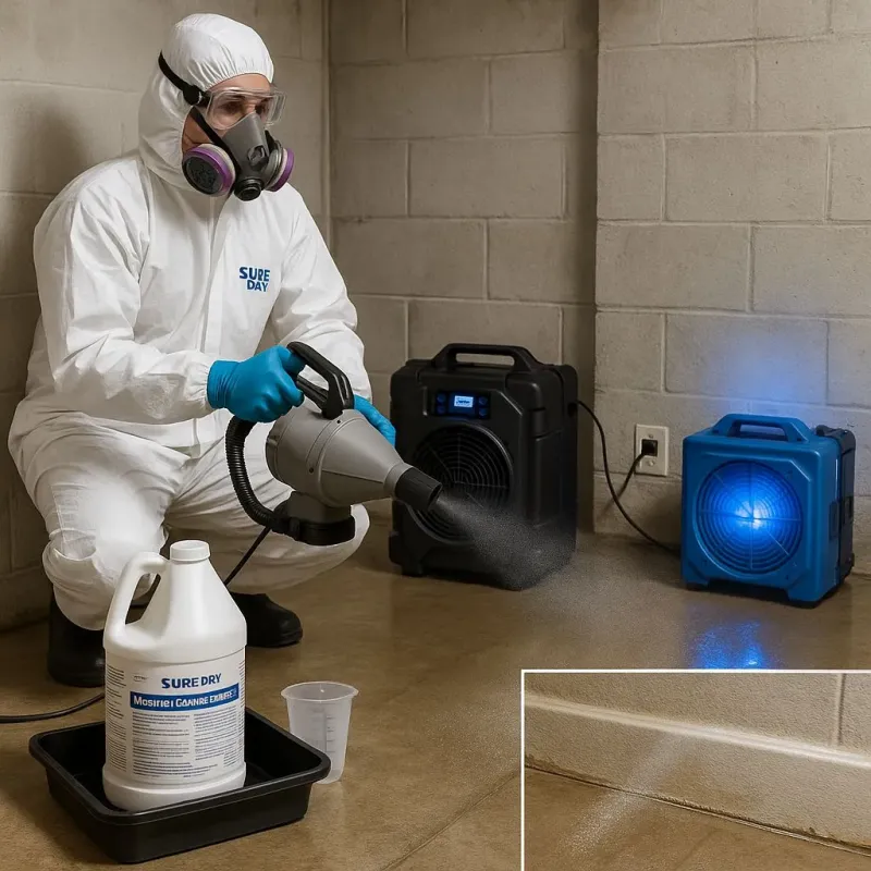Sanitization and Odor Removal process in Whiteriver, AZ